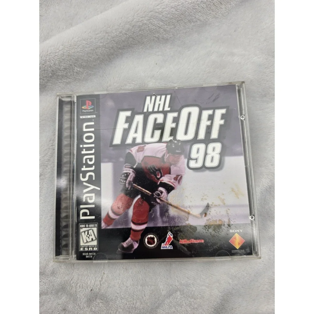 NHL FaceOff 98 Sony PlayStation 1 PS1 1997, CIB Complete #DK